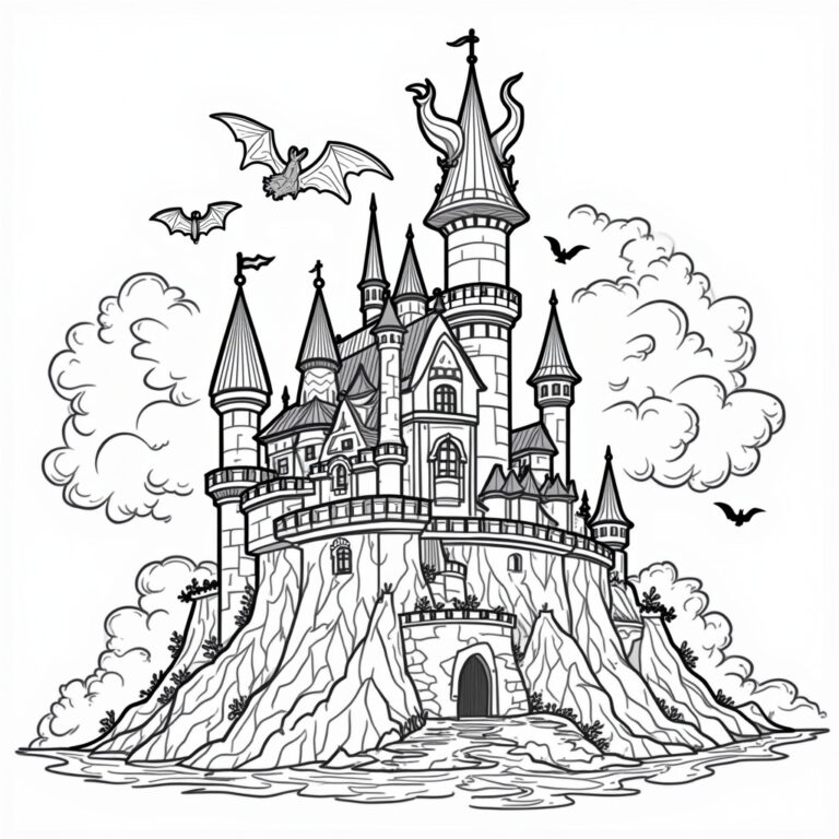 Disney Villain Coloring Pages - Page 1