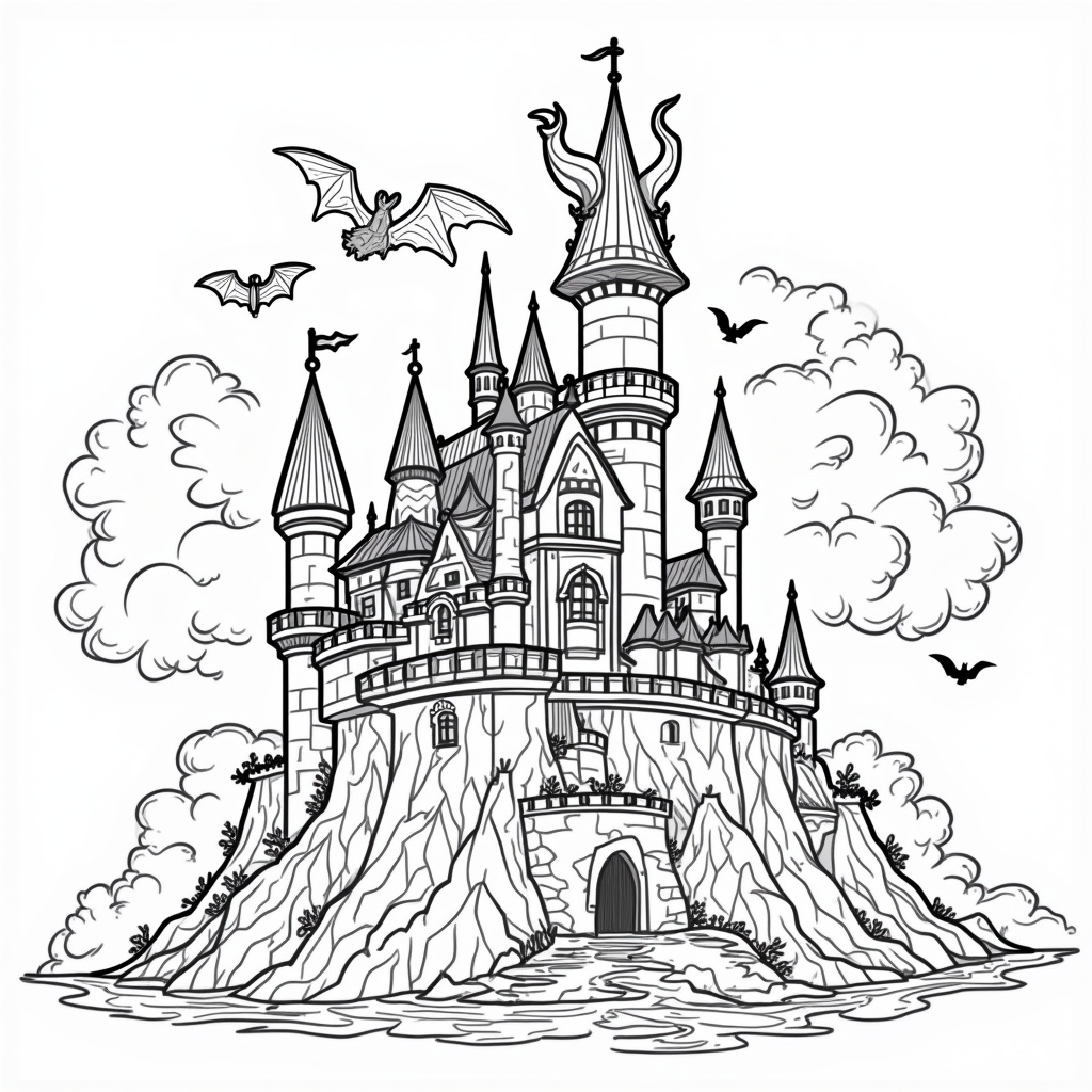 Disney Villain Coloring Pages - Page 1
