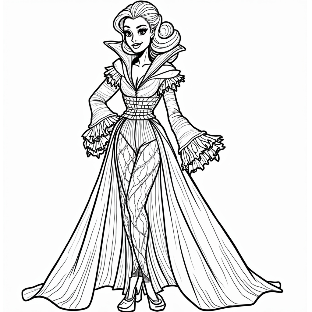 Disney Villain Coloring Pages - Page 4
