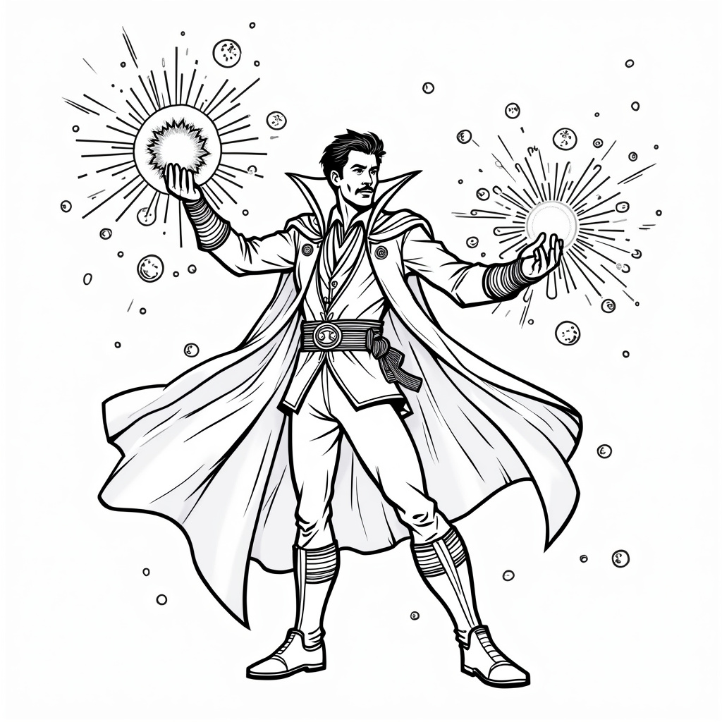 Doctor Strange Coloring Pages - Page 1