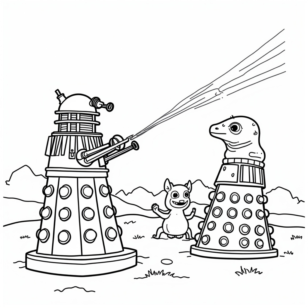 Doctor Who Coloring Pages - Page 3