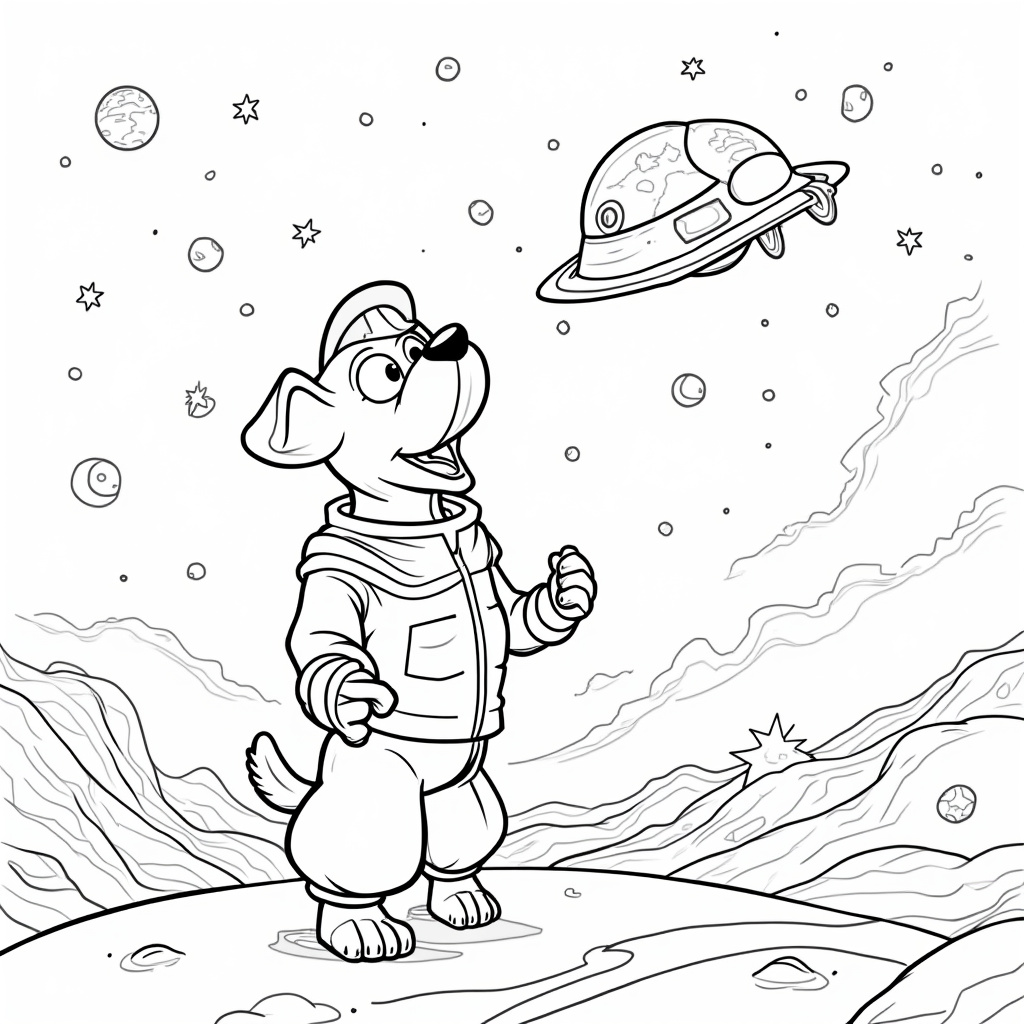 Dog Man Coloring Pages - Page 3