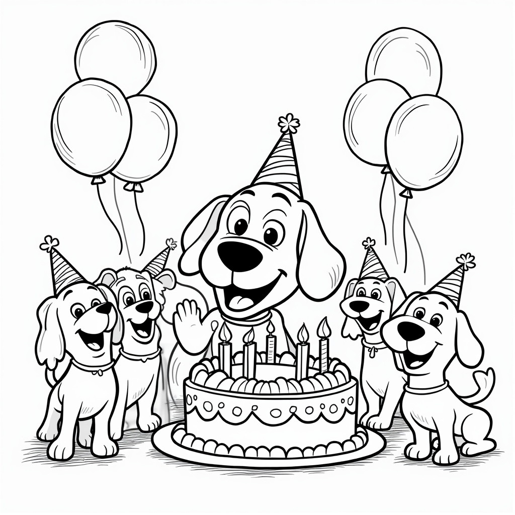 Dog Man Coloring Pages - Page 4