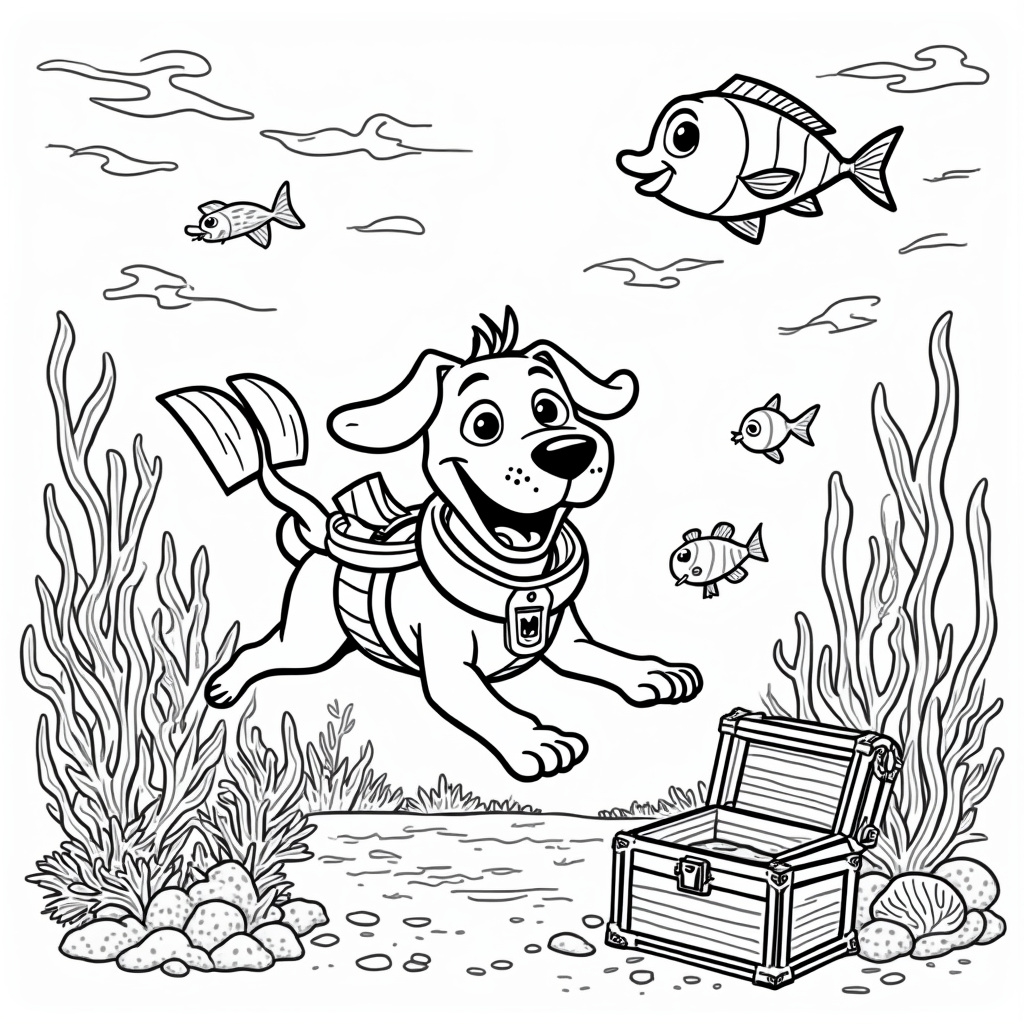 Dog Man Coloring Pages - Page 5
