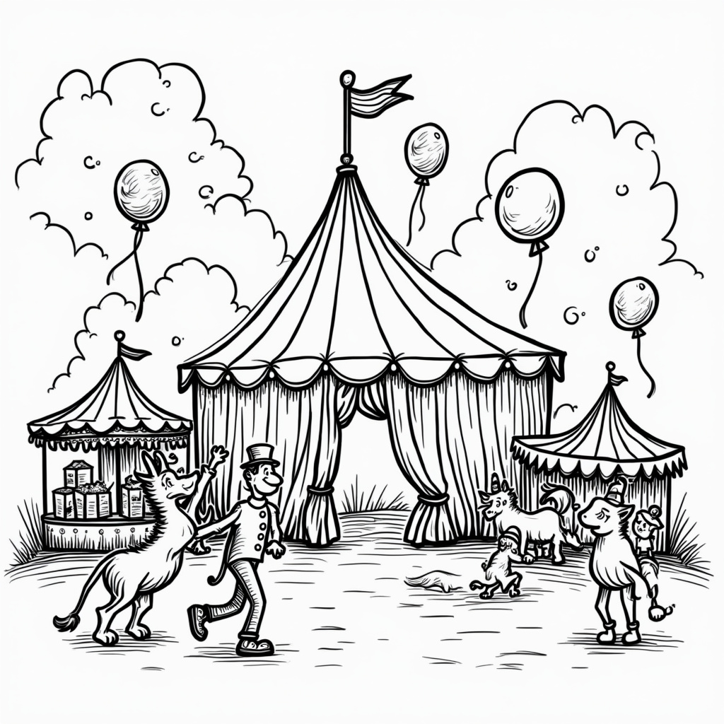 Dr. Seuss Coloring Pages - Page 2