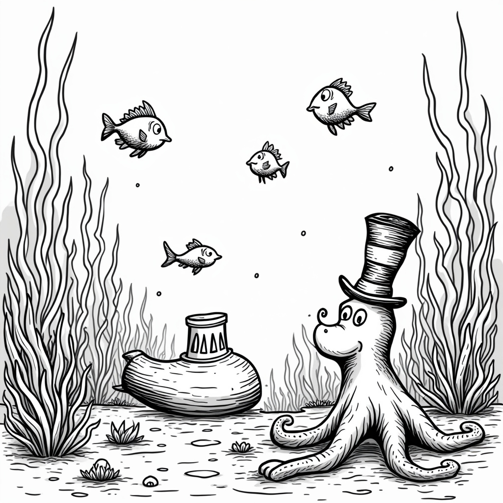 Dr. Seuss Coloring Pages - Page 3