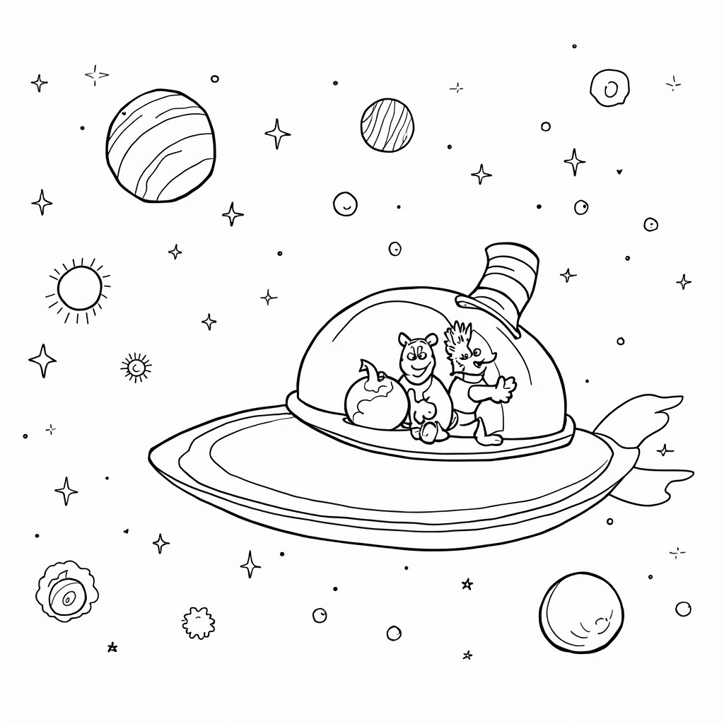 Dr. Seuss Coloring Pages - Page 4