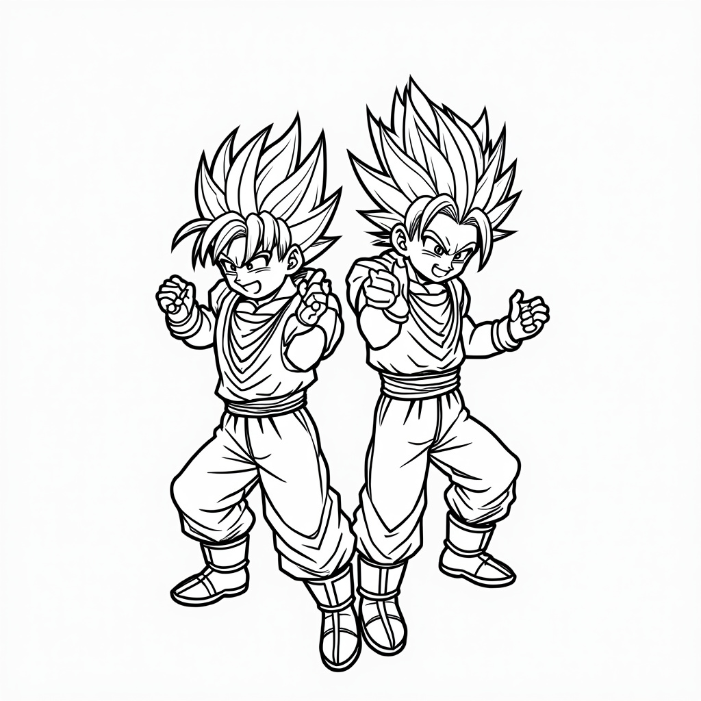 Dragon Ball Z Coloring Pages - Page 2