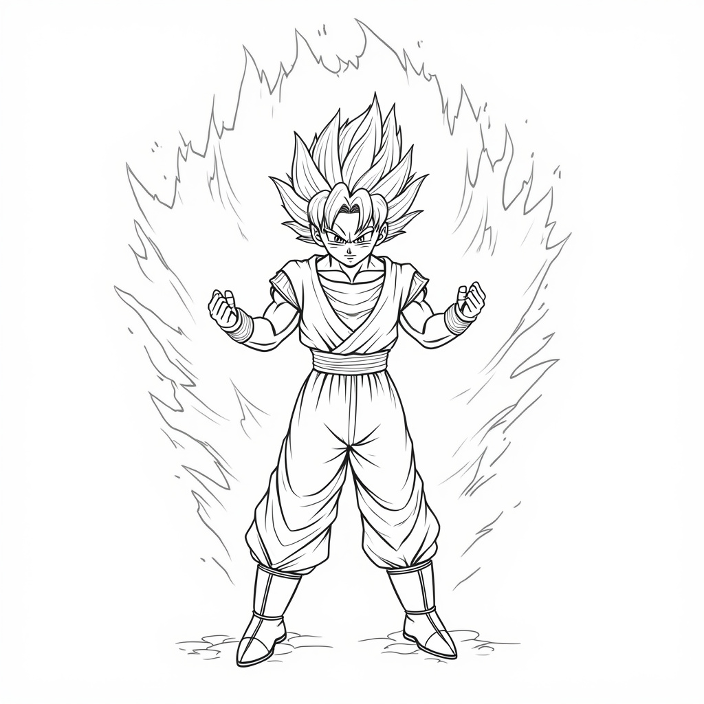Dragon Ball Z Coloring Pages - Page 3