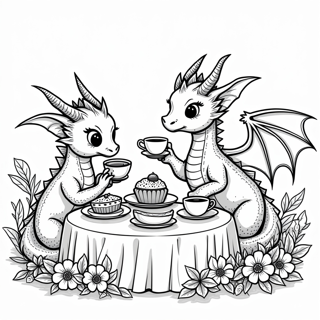 Dragon Coloring Pages - Page 2