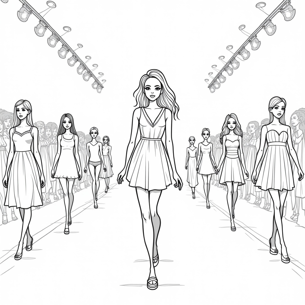 Dress Coloring Pages - Page 3
