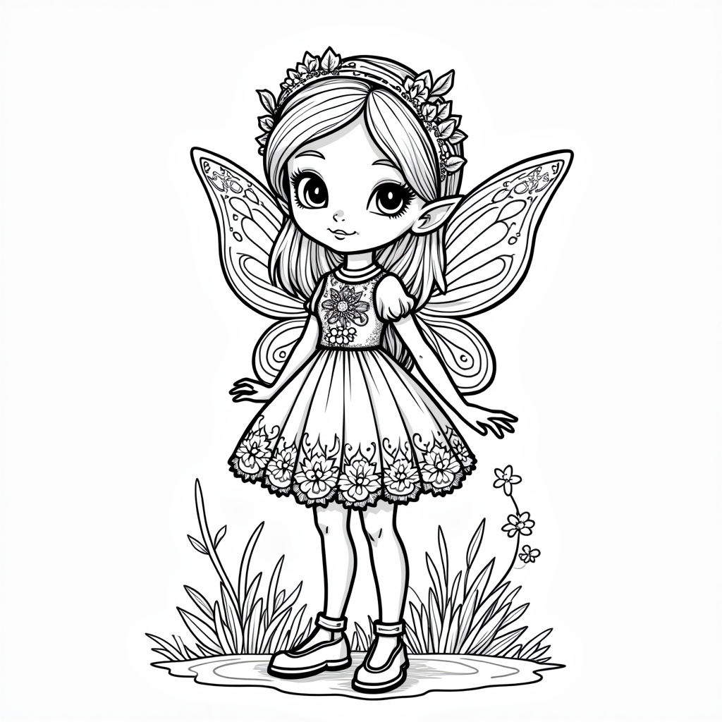 Dress Coloring Pages - Page 4