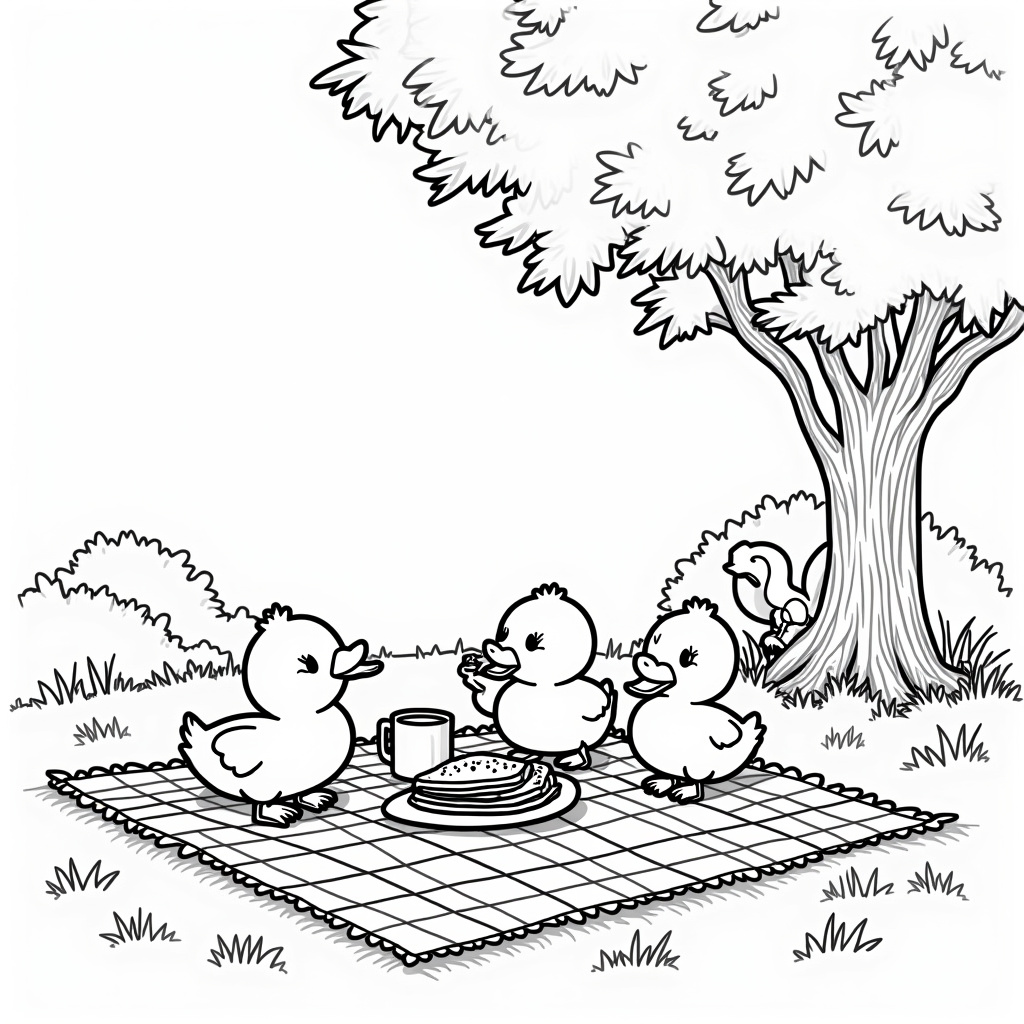 Duck Coloring Pages - Page 2