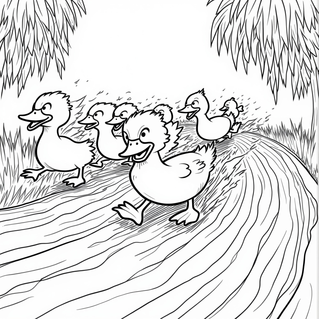 Duck Coloring Pages - Page 3