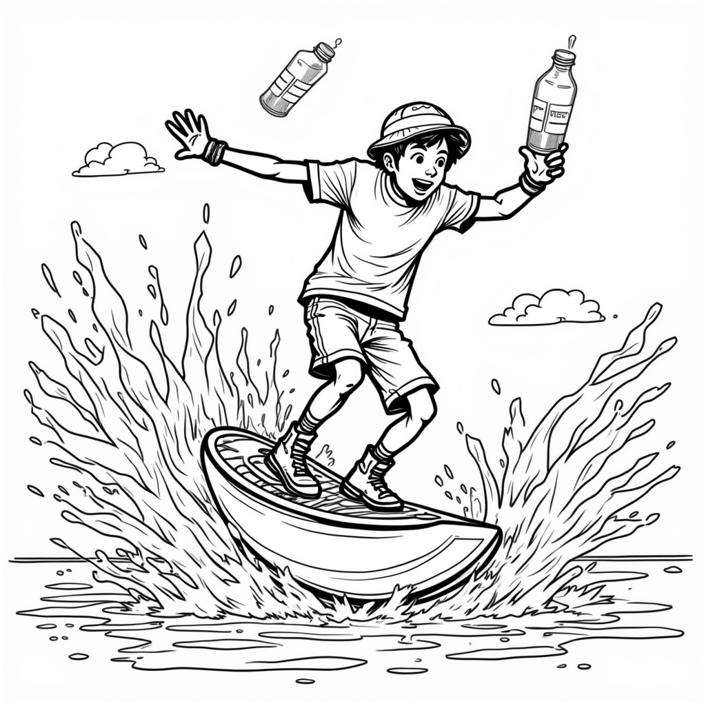Dude Perfect Coloring Pages - Page 3