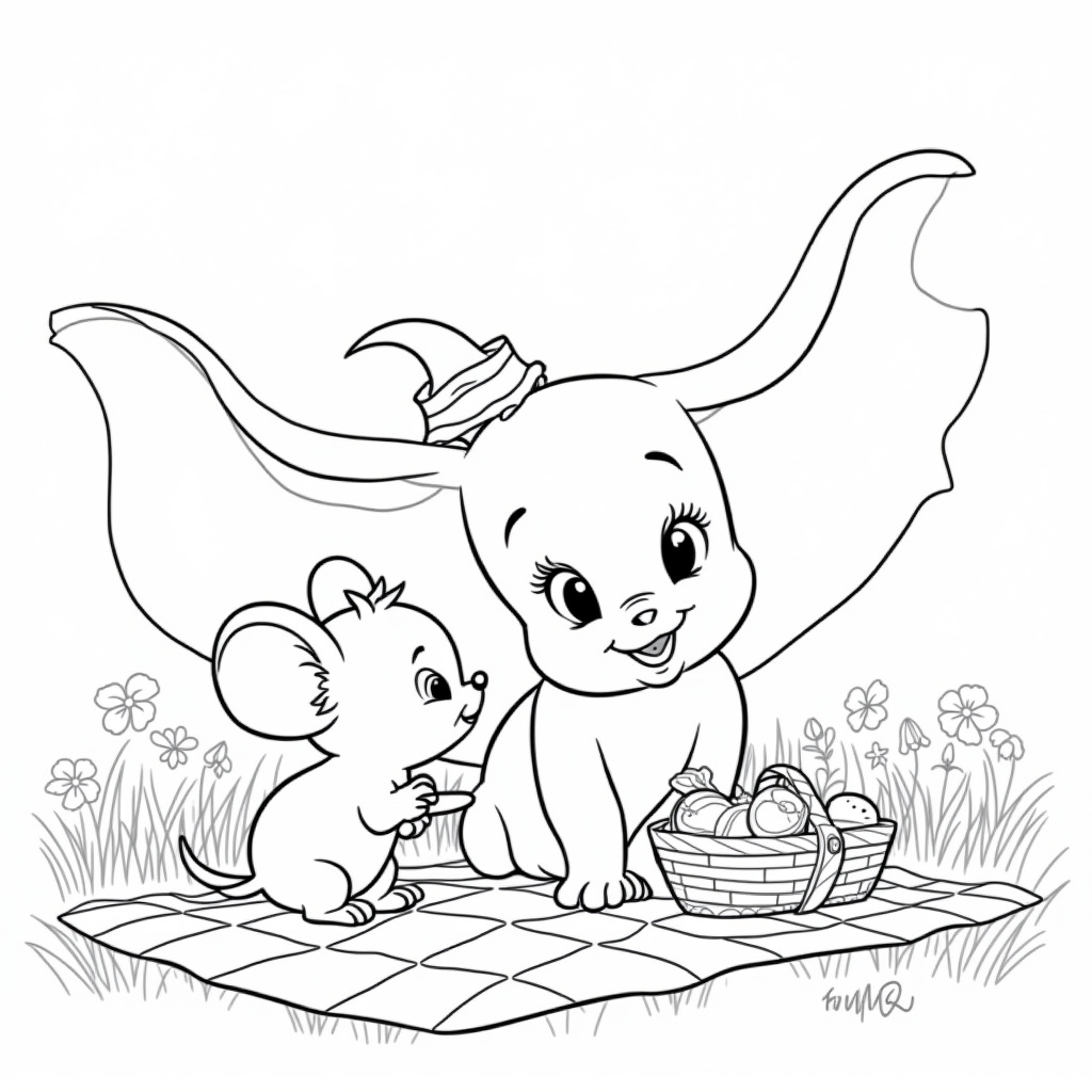 Dumbo Coloring Pages - Page 2