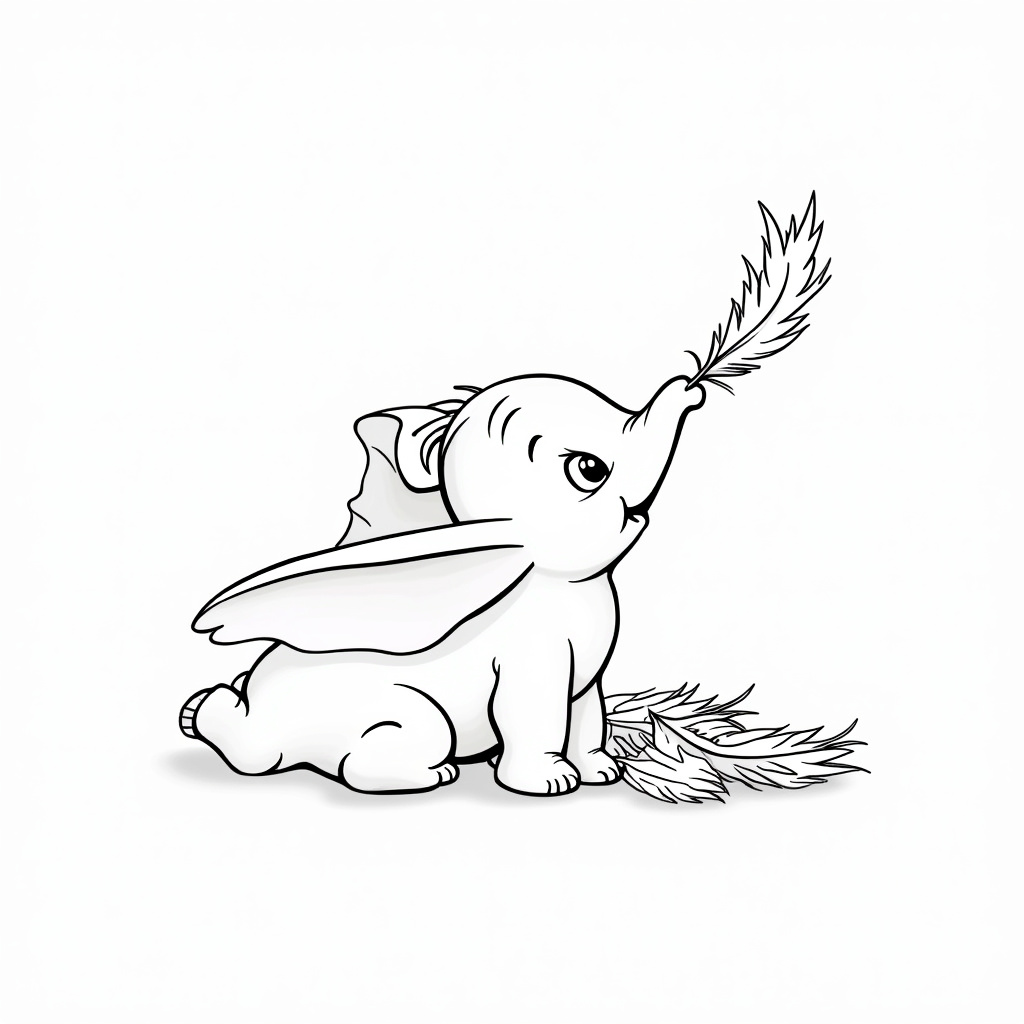 Dumbo Coloring Pages - Page 4