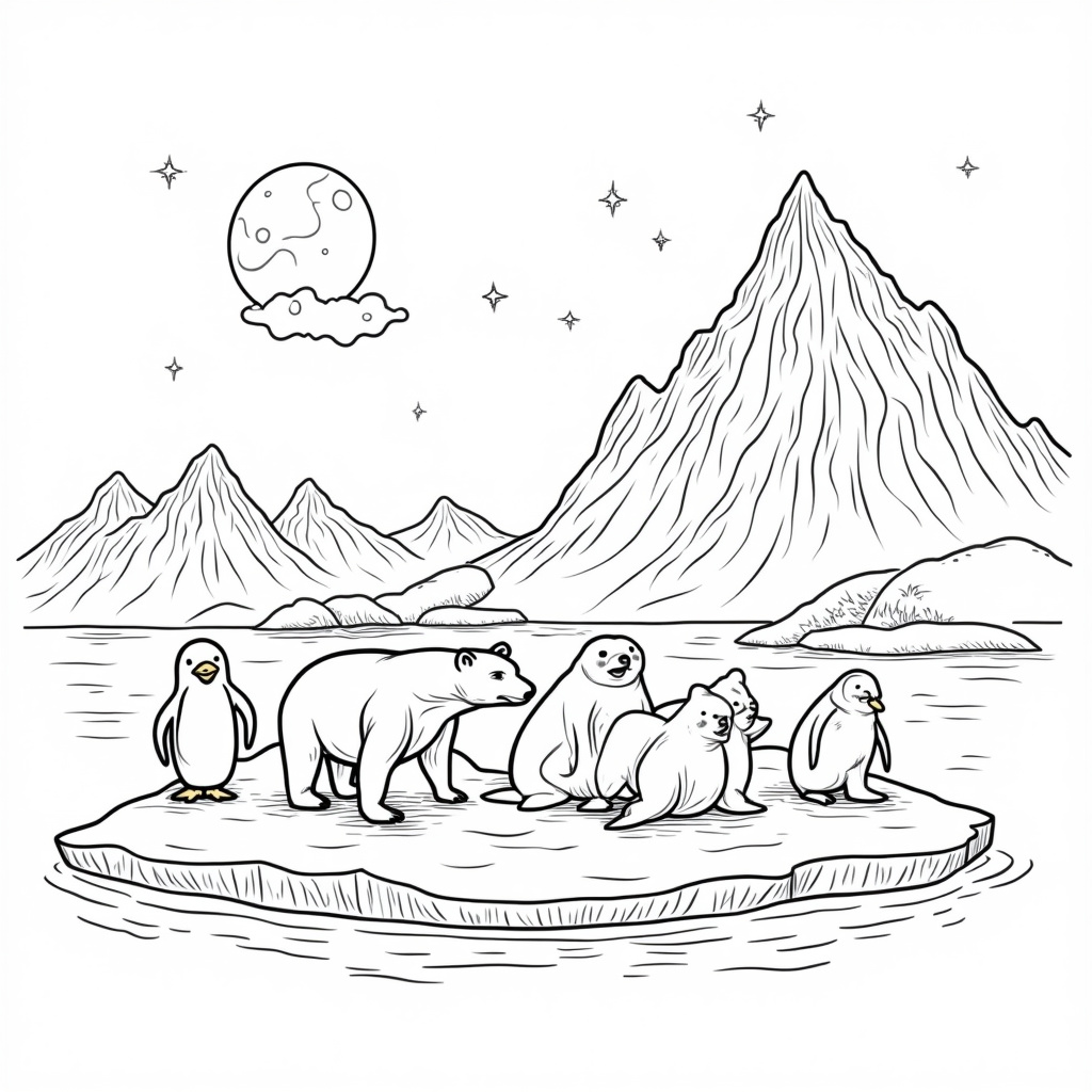 Earth Coloring Pages - Page 4