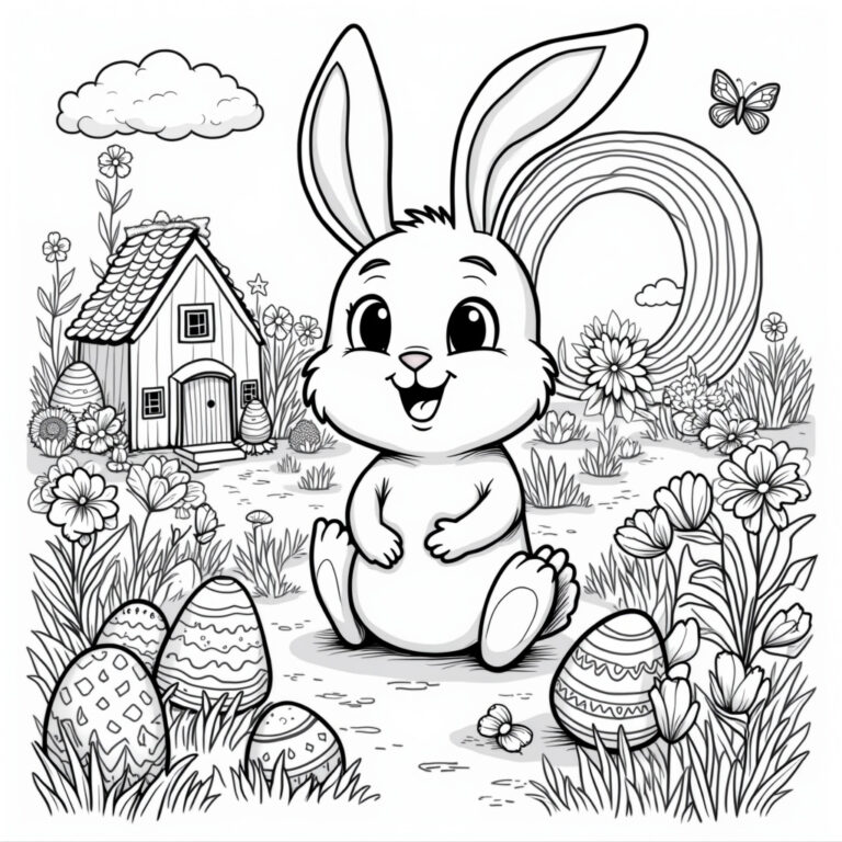 Easter Coloring Pages - Page 1