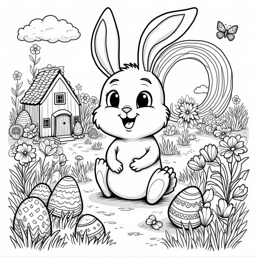 Easter Coloring Pages - Page 1