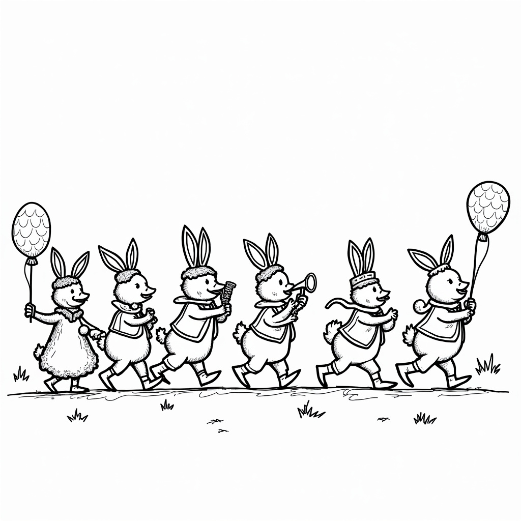 Easter Coloring Pages - Page 4