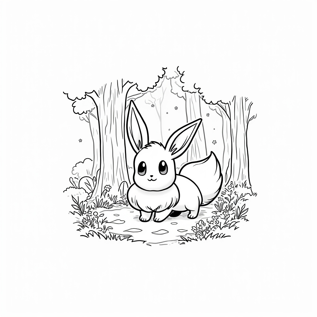Eevee Coloring Pages - Page 3