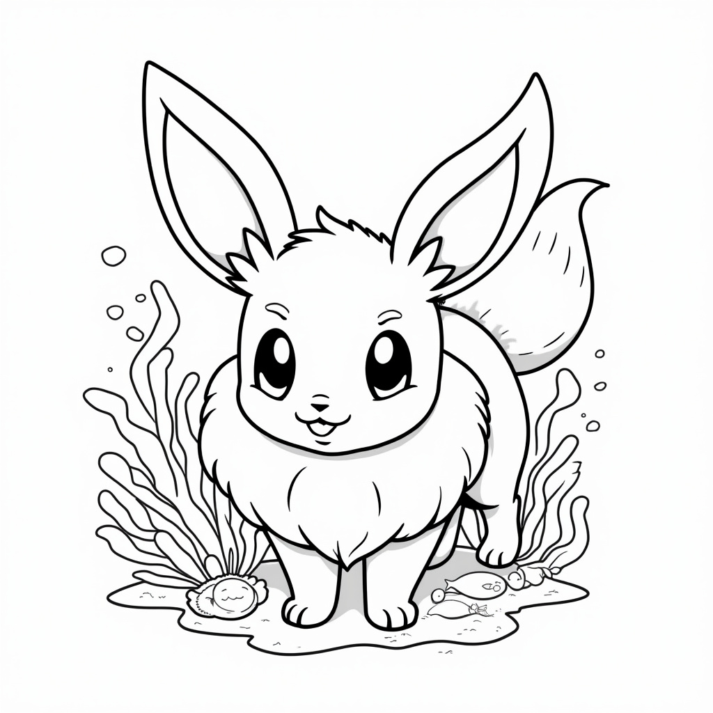 Eevee Coloring Pages - Page 5