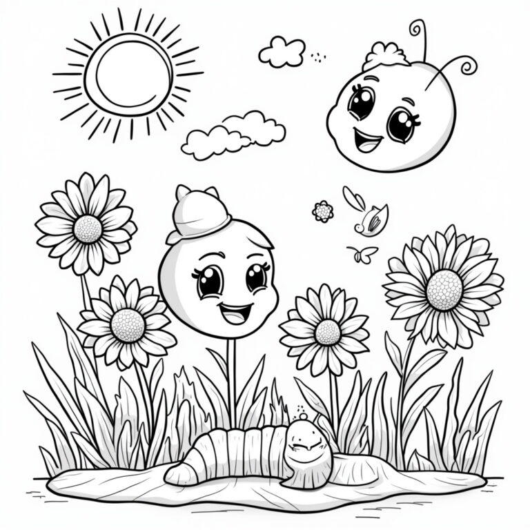 Emoji Coloring Pages - Page 1