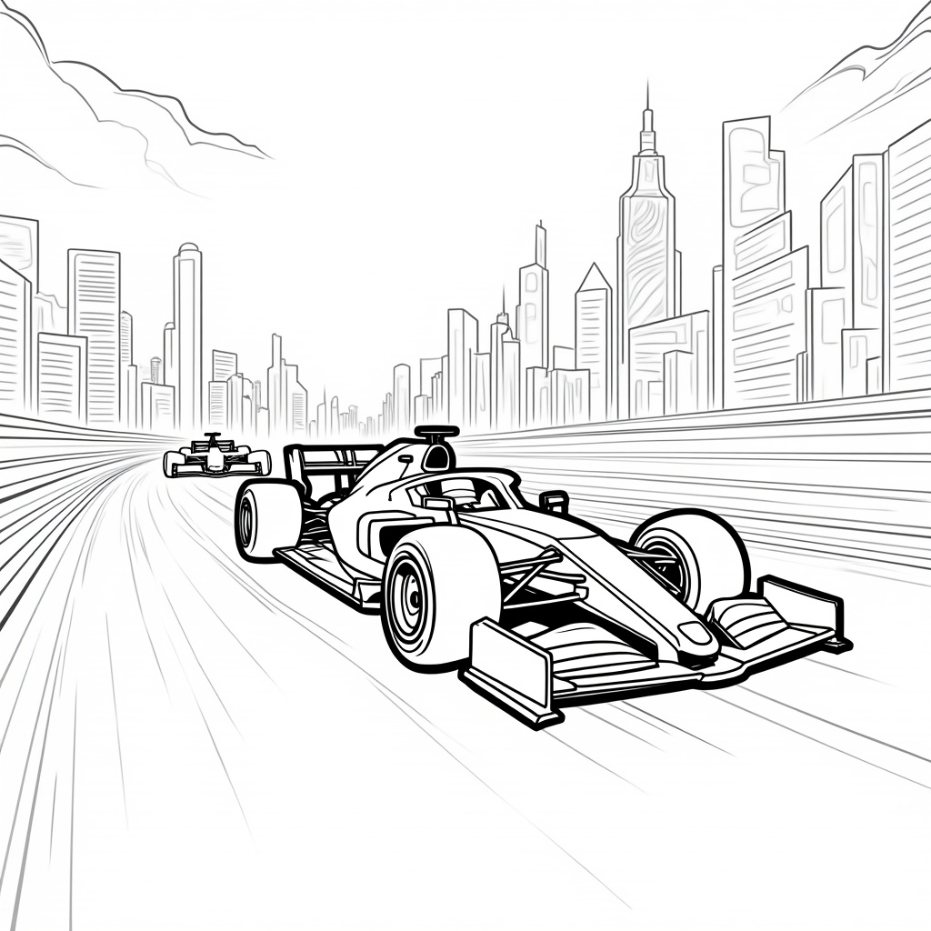 F1 Coloring Pages - Page 2