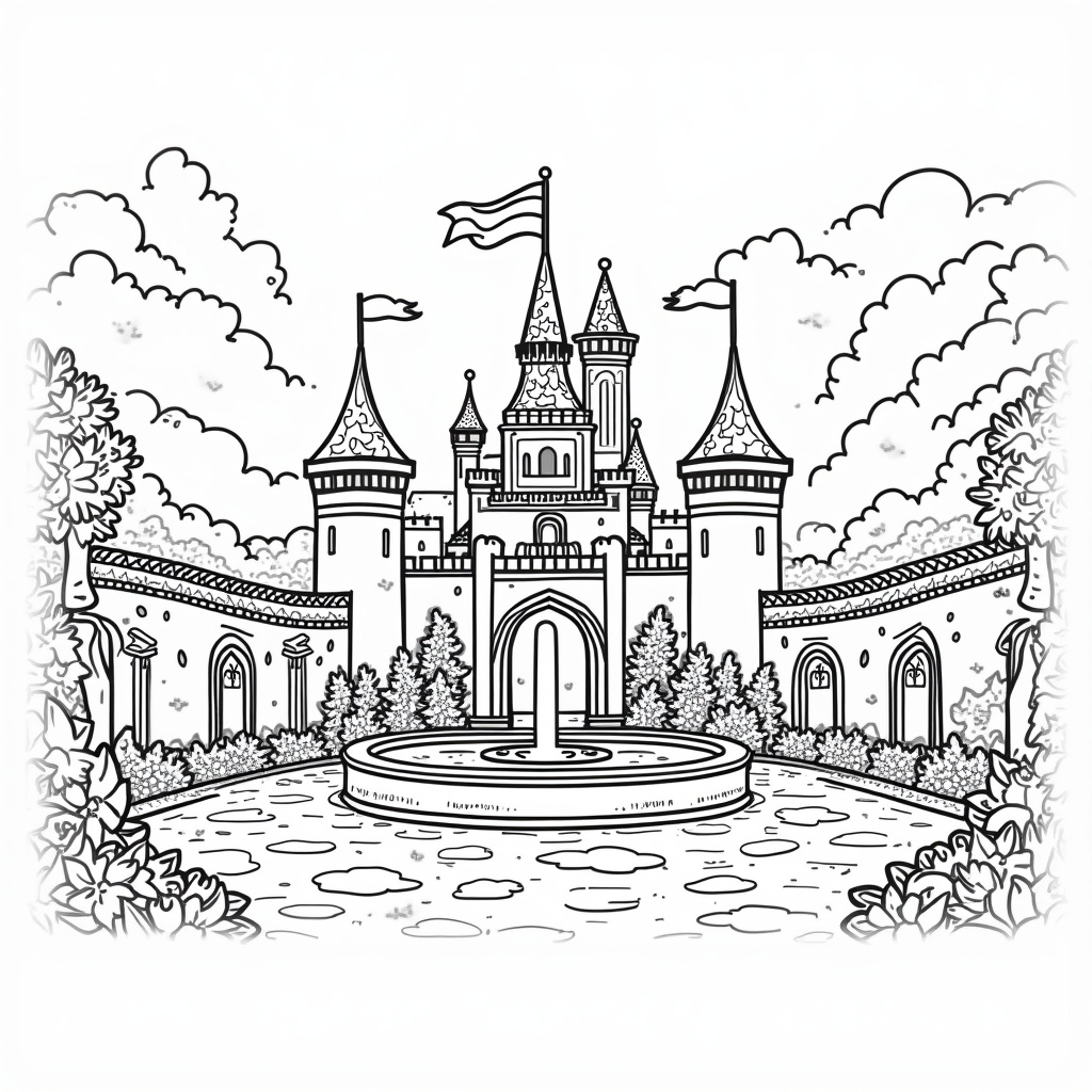Fairy Tale Coloring Pages - Page 4