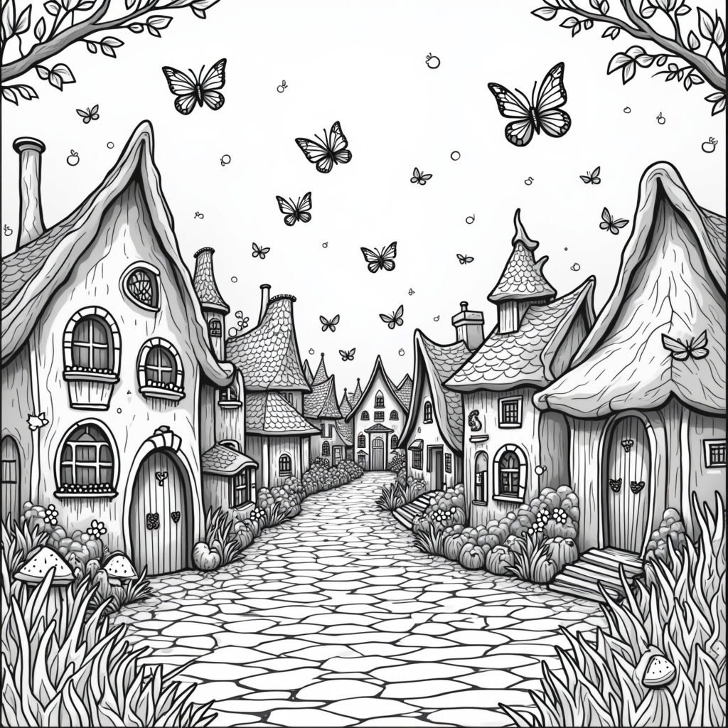 Fairy Tale Coloring Pages - Page 5