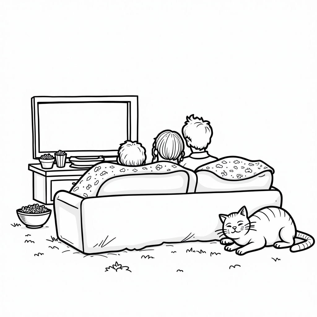 Family Coloring Pages - Page 4