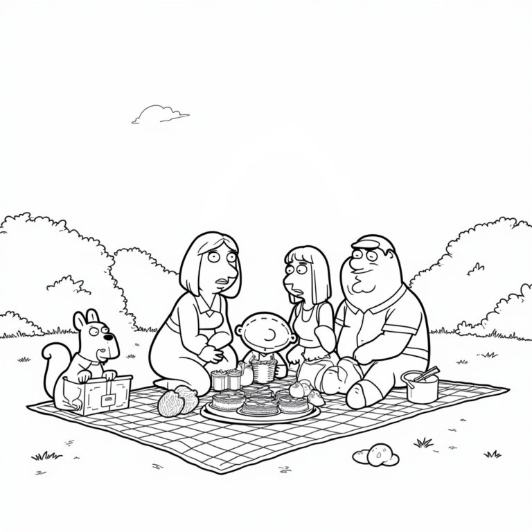 Family Guy Coloring Pages - Page 1