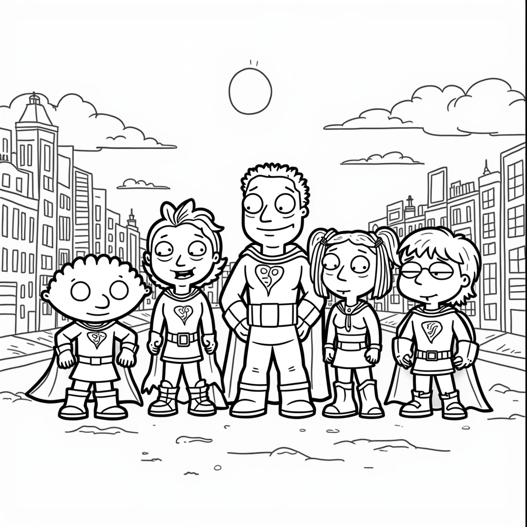 Family Guy Coloring Pages - Page 5