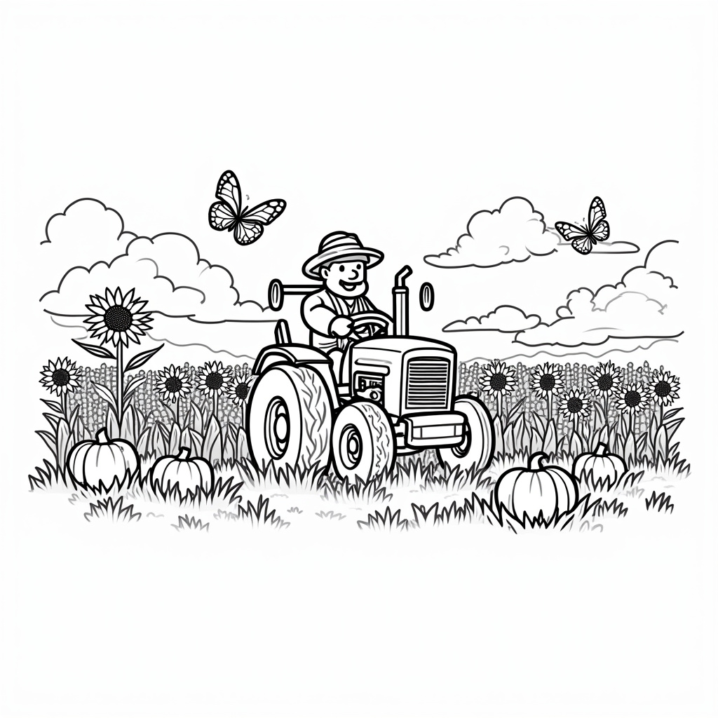 Farm Coloring Pages - Page 2