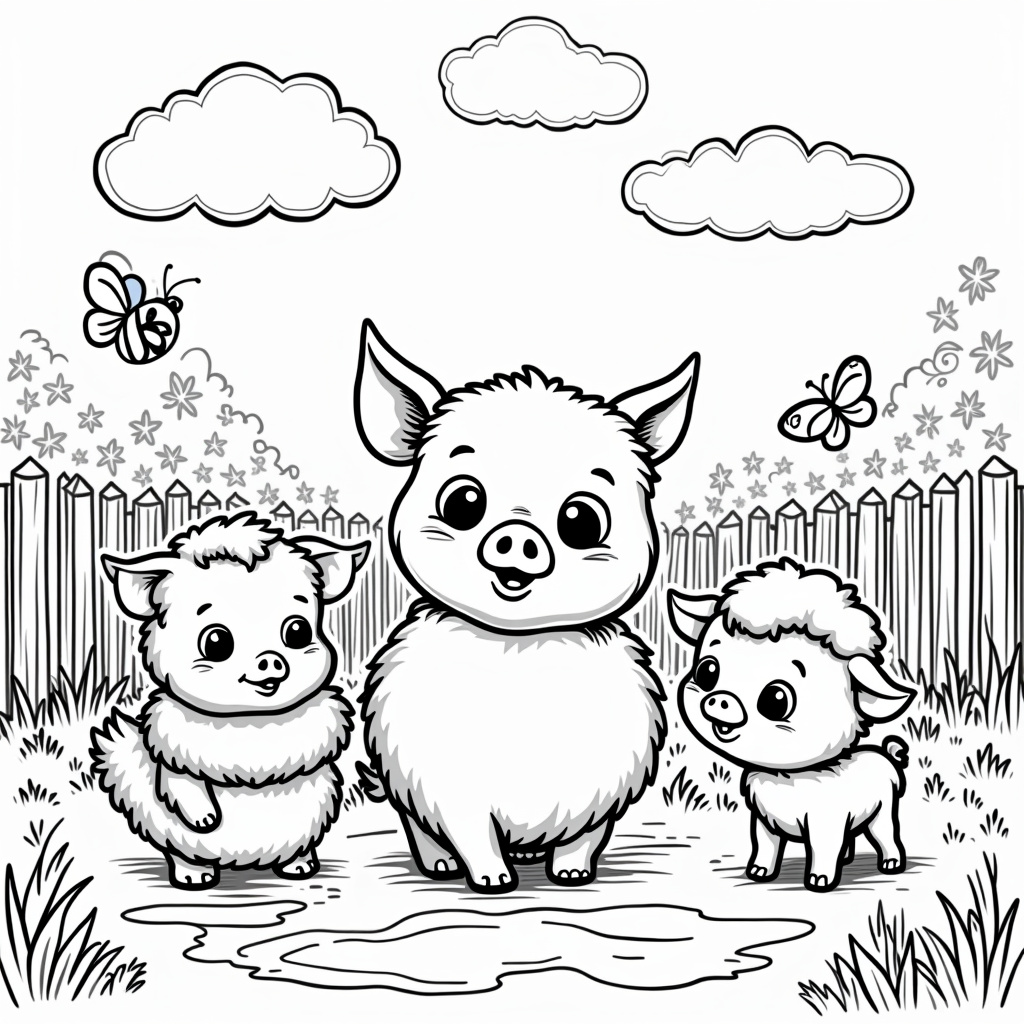 Farm Coloring Pages - Page 4