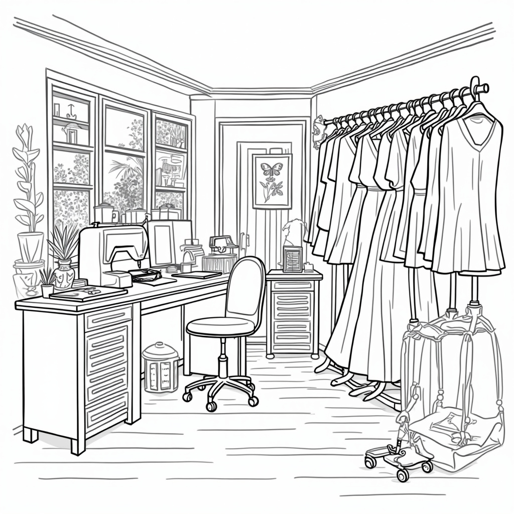 Fashion Coloring Pages - Page 2