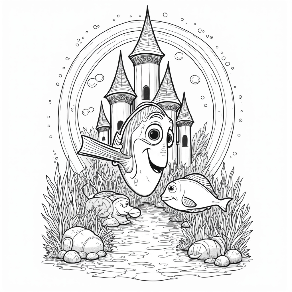 Finding Dory Coloring Pages - Page 5