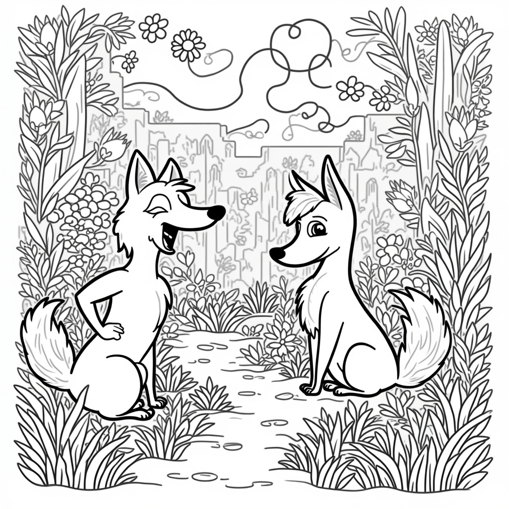 Fox And The Hound Coloring Pages - Page 4