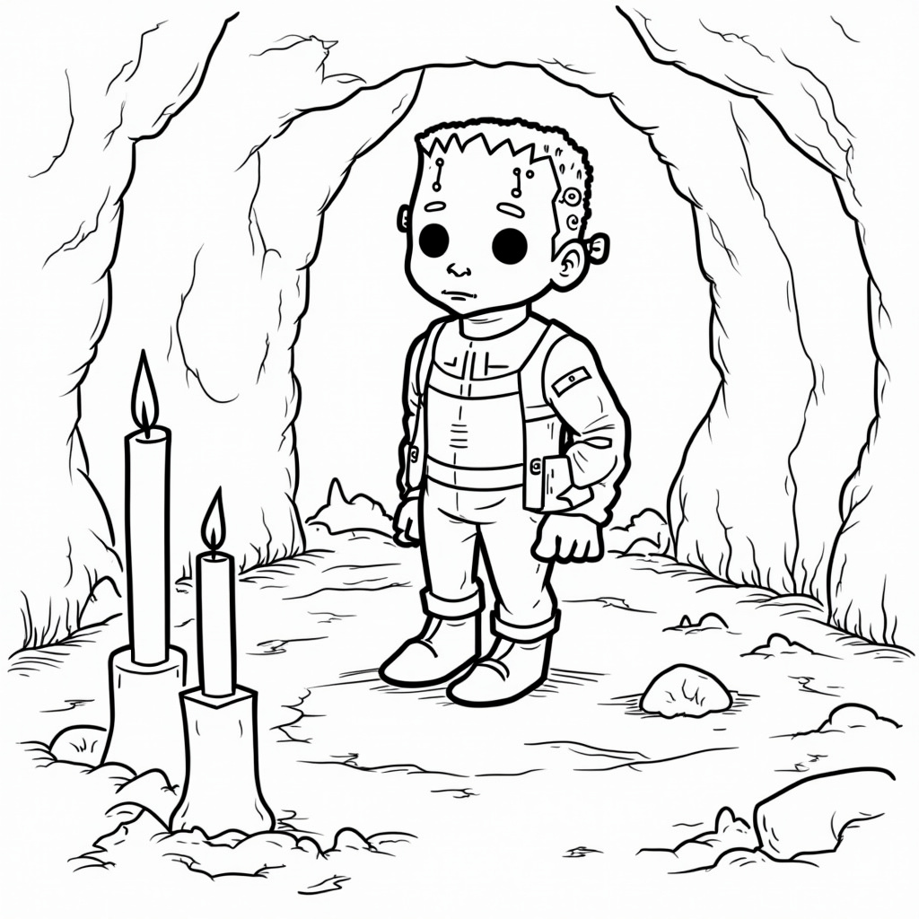 Frankenstein Coloring Pages - Page 2