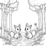 Friends Coloring Pages - Page 1