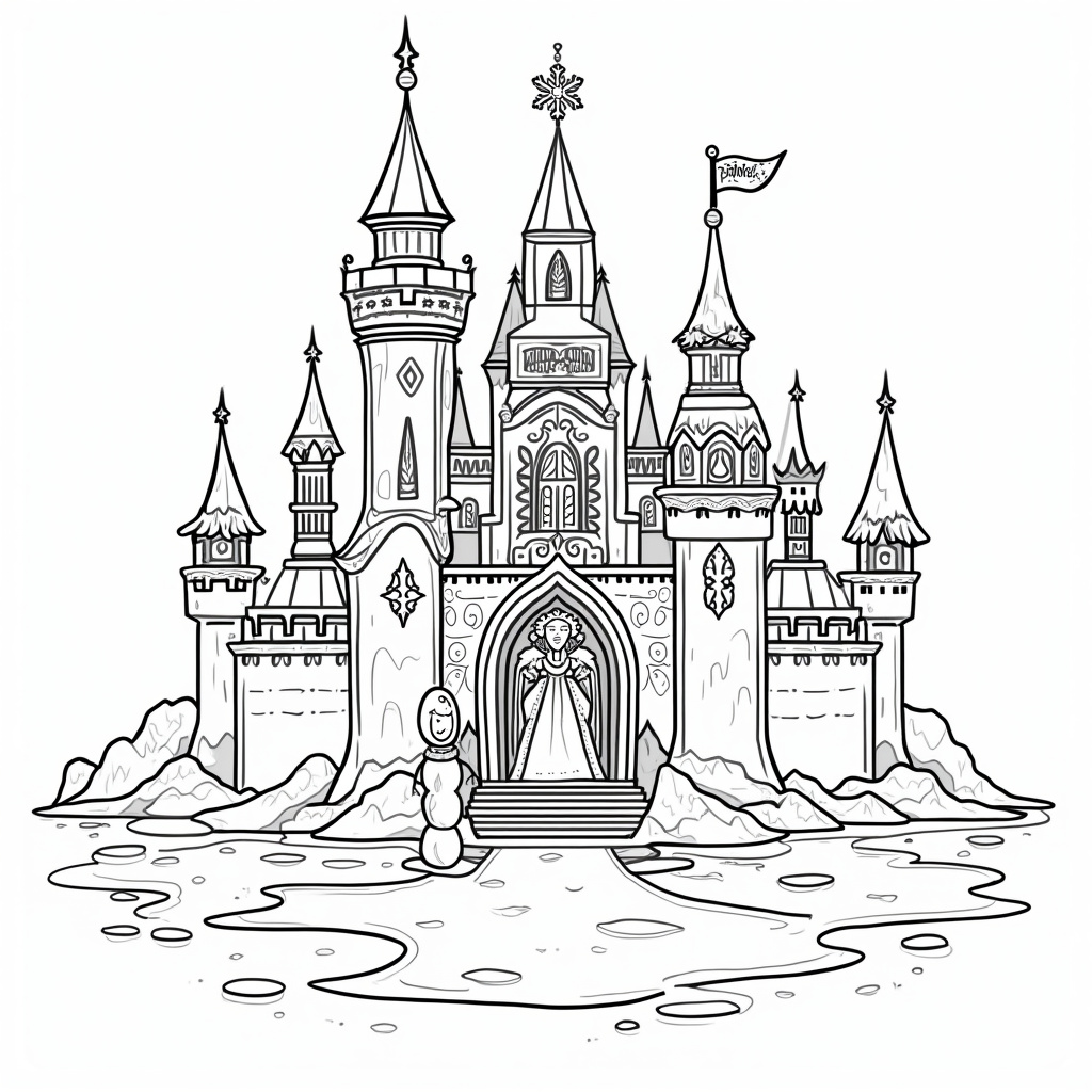 Frozen Coloring Pages - Page 2