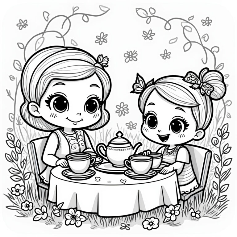 Gabby’s Dollhouse Coloring Pages - Page 1