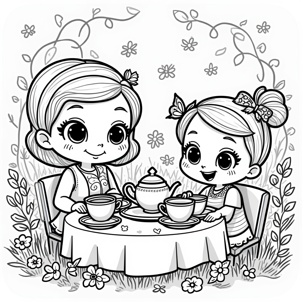 Gabby’s Dollhouse Coloring Pages - Page 1