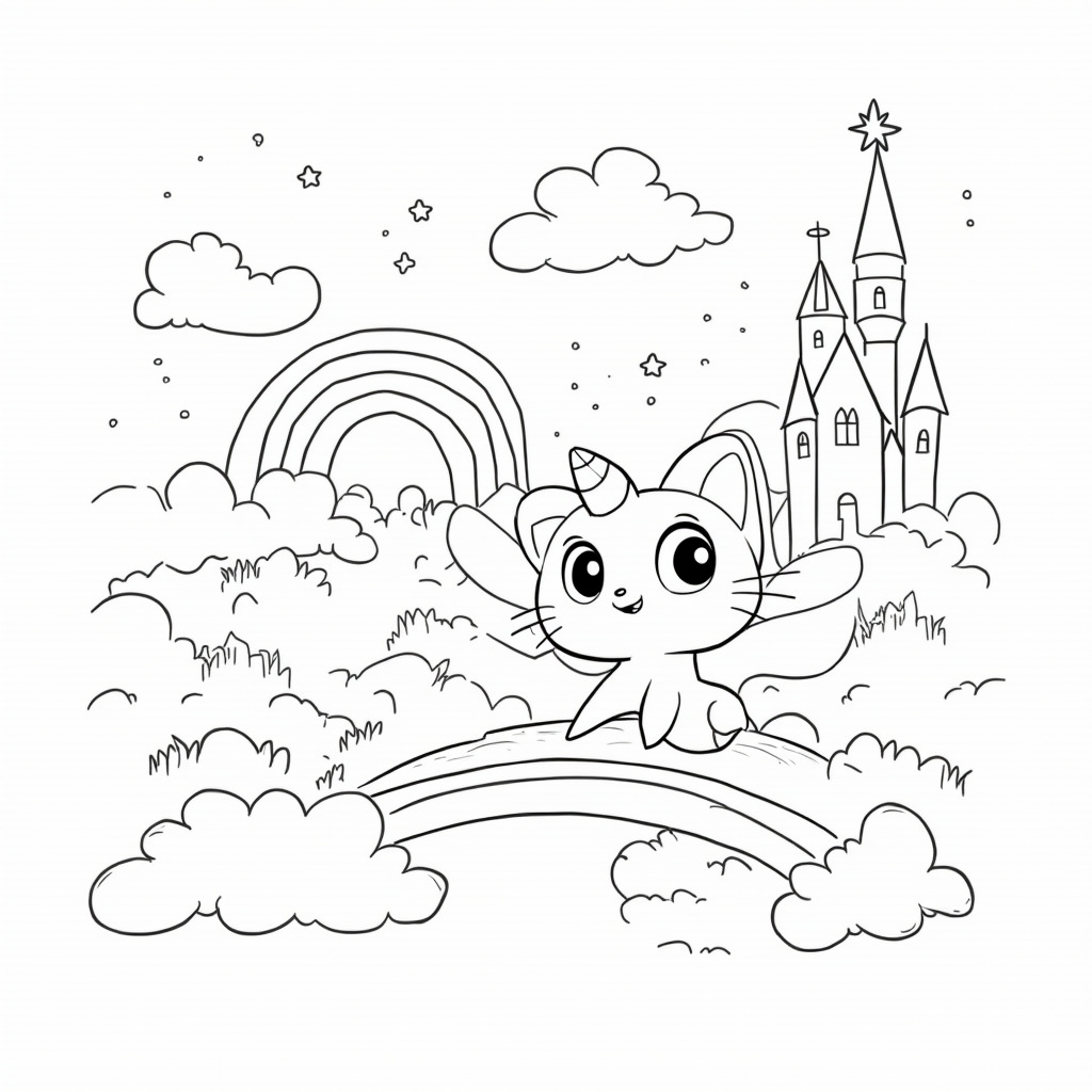 Gabby’s Dollhouse Coloring Pages - Page 2