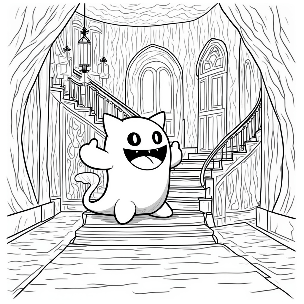 Gengar Coloring Pages - Page 3