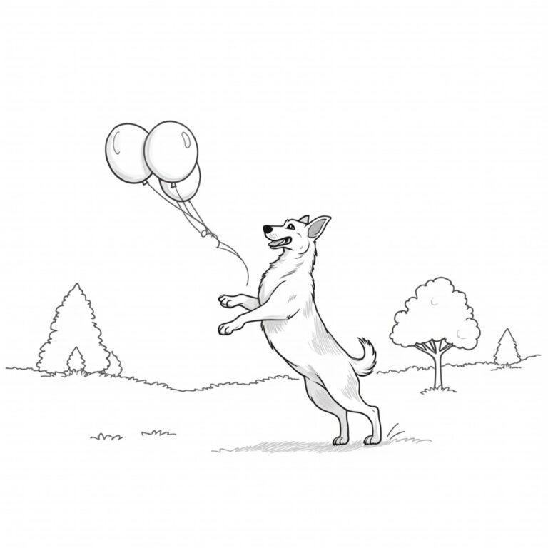 German Shepherd Coloring Pages - Page 1