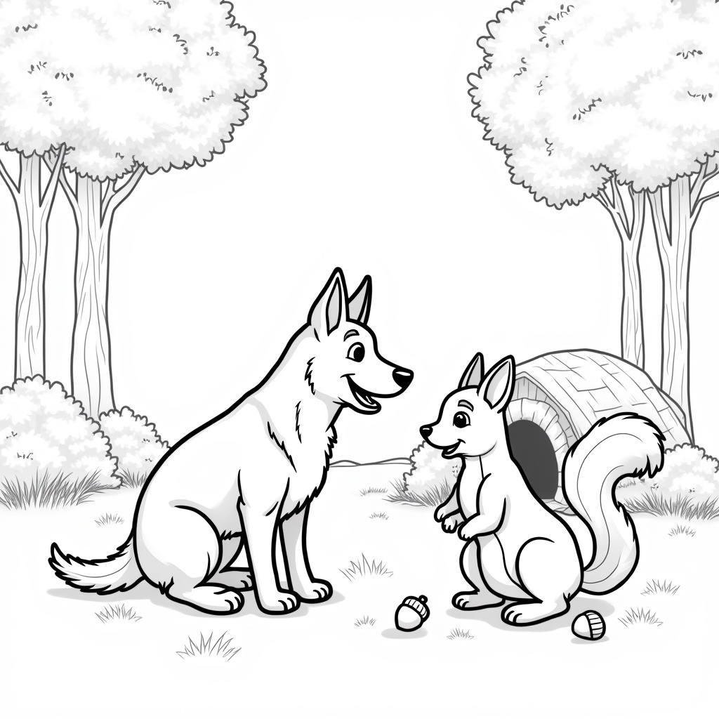 German Shepherd Coloring Pages - Page 3