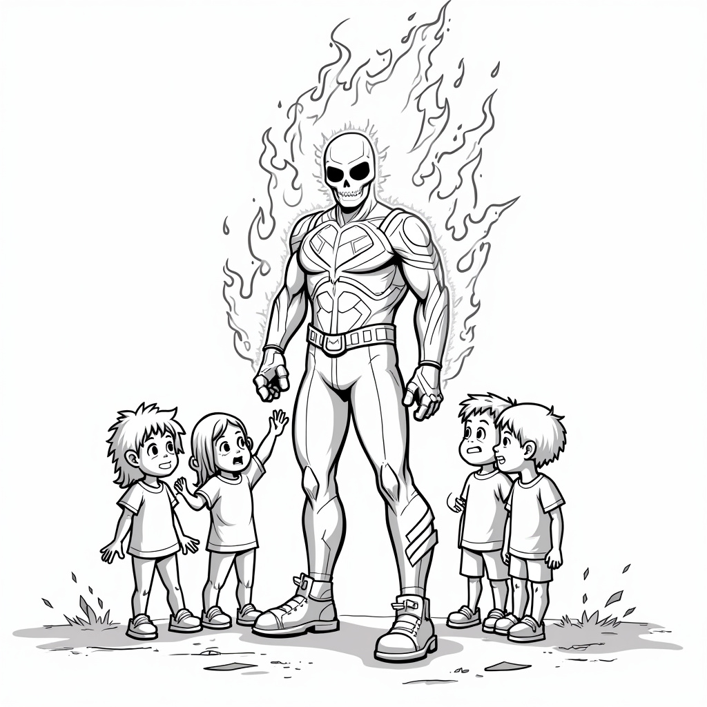 Ghost Rider Coloring Pages - Page 5