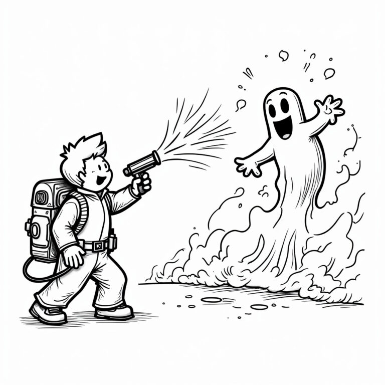 Ghostbusters Coloring Pages - Page 1